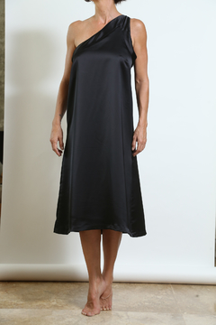 Vestido Milenka satin negro