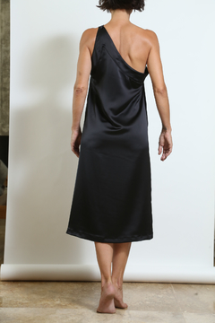 Vestido Milenka satin negro - comprar online