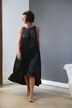 Vestido Nanouk negro crepe satin2 - comprar online