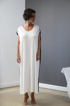 Vestido Katia Combinado Negro y Off White