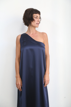 Vestido Milenka azul noche - comprar online