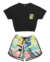 Conjunto de Verão Juvenil Feminino Preto We Love Gloss - comprar online