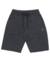 Bermuda de Moletom Masculina Juvenil Mescla Preto Pulla Bulla