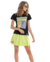 Blusa Manga Curta Feminina Preta We Love Gloss - comprar online