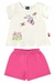 Conjunto de Bebê Blusa + Shorts em Moletinho Bee Loop - comprar online