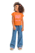 Calça Jeans Infantil Wide Leg Quimby