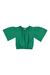 Conjunto Blusa e Shorts Evasê Menina Infantil (Verde) Quimby na internet