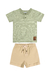 Conjunto Infantil Camiseta + Bermuda (Verde) Quimby