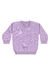 Blusão em Tricot Infantil Quimby Lilás