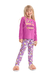 Pijama Infantil de Inverno Feminino Quimby 10/14