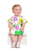 1 ao 3 - Vestido de Verão Estampado Infantil Quimby - comprar online