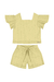 Conjunto Blusa+ Shorts em Tecido Laise de Verão Infantil Quimby- 4 ao 8 - comprar online