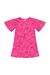 Vestido em Ribana Estampado Infantil Quimby- 4 ao 8 - comprar online