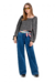 Calça Wide Leg Jeans Infantil We Love Gloss 12/18 - Leville Baby