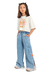 Calça Jeans Infantil Wide Leg - We Love Gloss 10/16