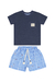 Conjunto Camisa + Bermuda em Micro Fibra de Verão Infantil Quimby- 1 ao 3 - comprar online