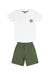 Conjunto Camise + Bermuda de Sarja juvenil Quimby- 10 ao 16