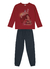 Conjunto de Moletom Juvenil Brandili Vermelho 12/16