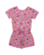 Macaquinho Feminino Infantil Verão Bee Loop Rosa - comprar online