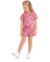 Macaquinho Feminino Infantil Verão Bee Loop Rosa