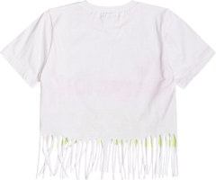 Blusa Off White de Franja com Strass Momi - comprar online