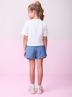 Short Jeans Clochard com Detalhe Lateral Momi - comprar online