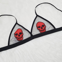 BRALETTE PATCH CAVEIRA - Dark B