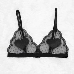 BRALETTE RENDA CORAÇÃO - Dark B