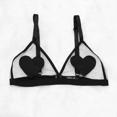 BRALETTE TULE CORAÇÃO - loja online