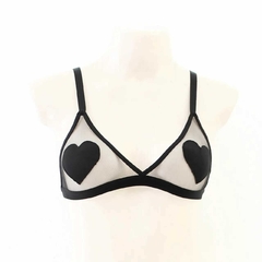 BRALETTE TULE CORAÇÃO