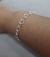 Pulseira corações prata - RCPP10065