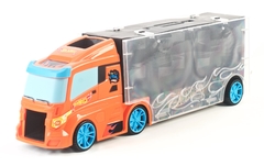 Camión Porta Vehículos Hot Wheels 3 Autos 39.5CM