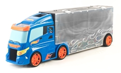 Camión Porta Vehículos Hot Wheels C/6 Autos 51cm 42034