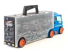 Camión Porta Vehículos Hot Wheels C/6 Autos 51cm 42034 en internet