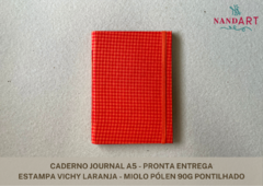 CADERNO JOURNAL A5 - PRONTA ENTREGA - Nandart