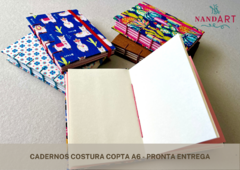 CADERNO COSTURA COPTA A6 - PRONTA ENTREGA - comprar online