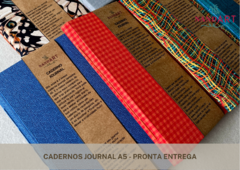 CADERNO JOURNAL A5 - PRONTA ENTREGA - comprar online