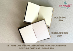 COSTURA COPTA A7 - COLAB RDV - PRONTA ENTREGA - Nandart