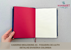 CADERNO MOLESKINE A5 - FOGUEIRA DE LILITH na internet