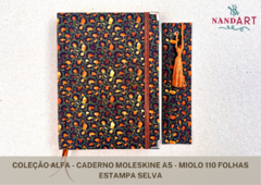 CADERNO MOLESKINE A5 - 110 FOLHAS - COLEÇÃO ALFA - comprar online