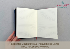 CADERNO MOLESKINE A5 - FOGUEIRA DE LILITH - Nandart