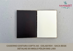 CADERNO COSTURA COPTA A6 - COLAB RDV - PRONTA ENTREGA na internet