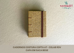 COSTURA COPTA A7 - COLAB RDV - PRONTA ENTREGA - Nandart