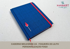 CADERNO MOLESKINE A5 - FOGUEIRA DE LILITH