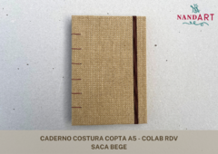 CADERNO COSTURA COPTA A5 - COLAB RDV - PRONTA ENTREGA - comprar online