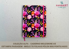 CADERNO MOLESKINE A5 - COLEÇÃO ALFA - PRONTA ENTREGA - loja online