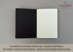 Imagem do CADERNO COSTURA COPTA A6 - PRONTA ENTREGA