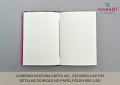 CADERNO COSTURA COPTA A5 - PRONTA ENTREGA