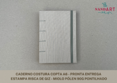 CADERNO COSTURA COPTA A6 - PRONTA ENTREGA - comprar online