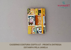 CADERNO COSTURA COPTA A7 - PRONTA ENTREGA - comprar online